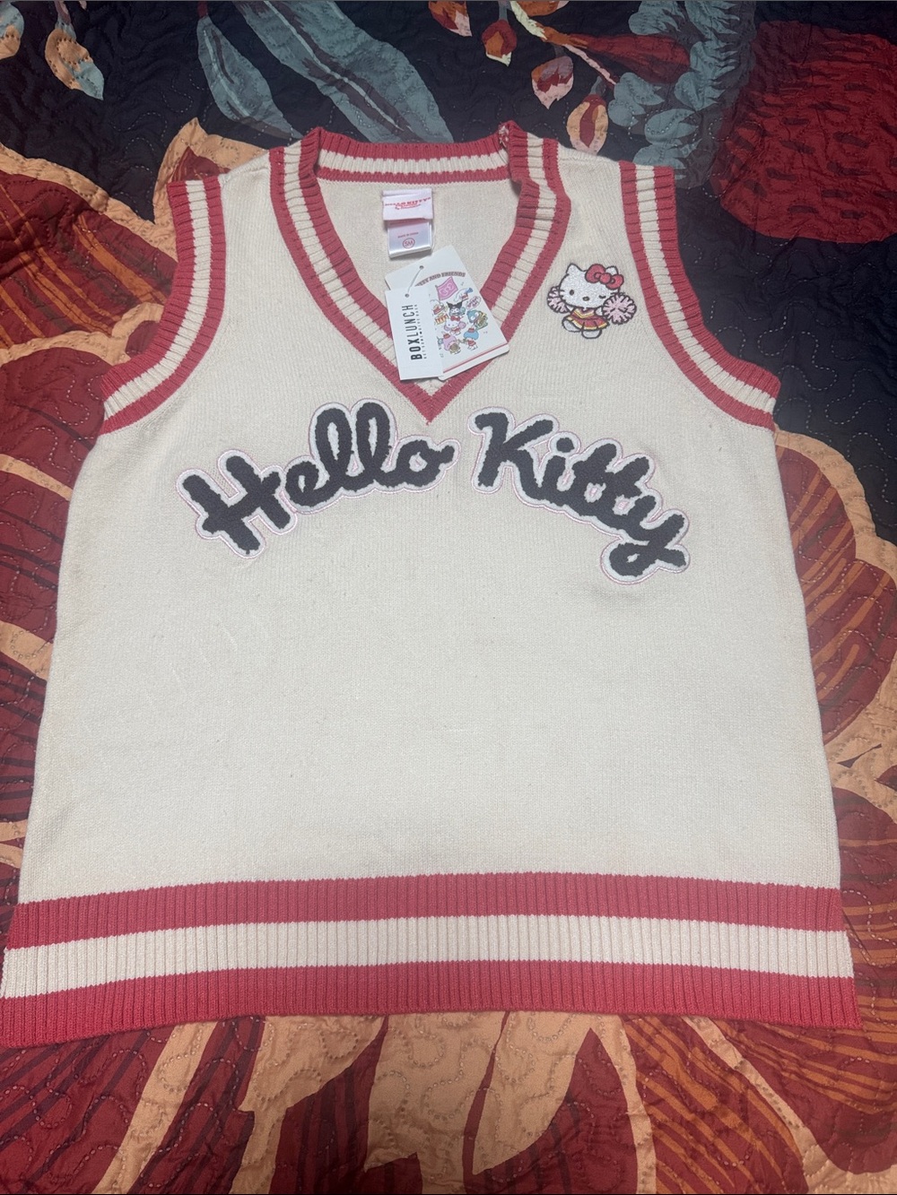 Hello Kitty Cream Sweater Vest